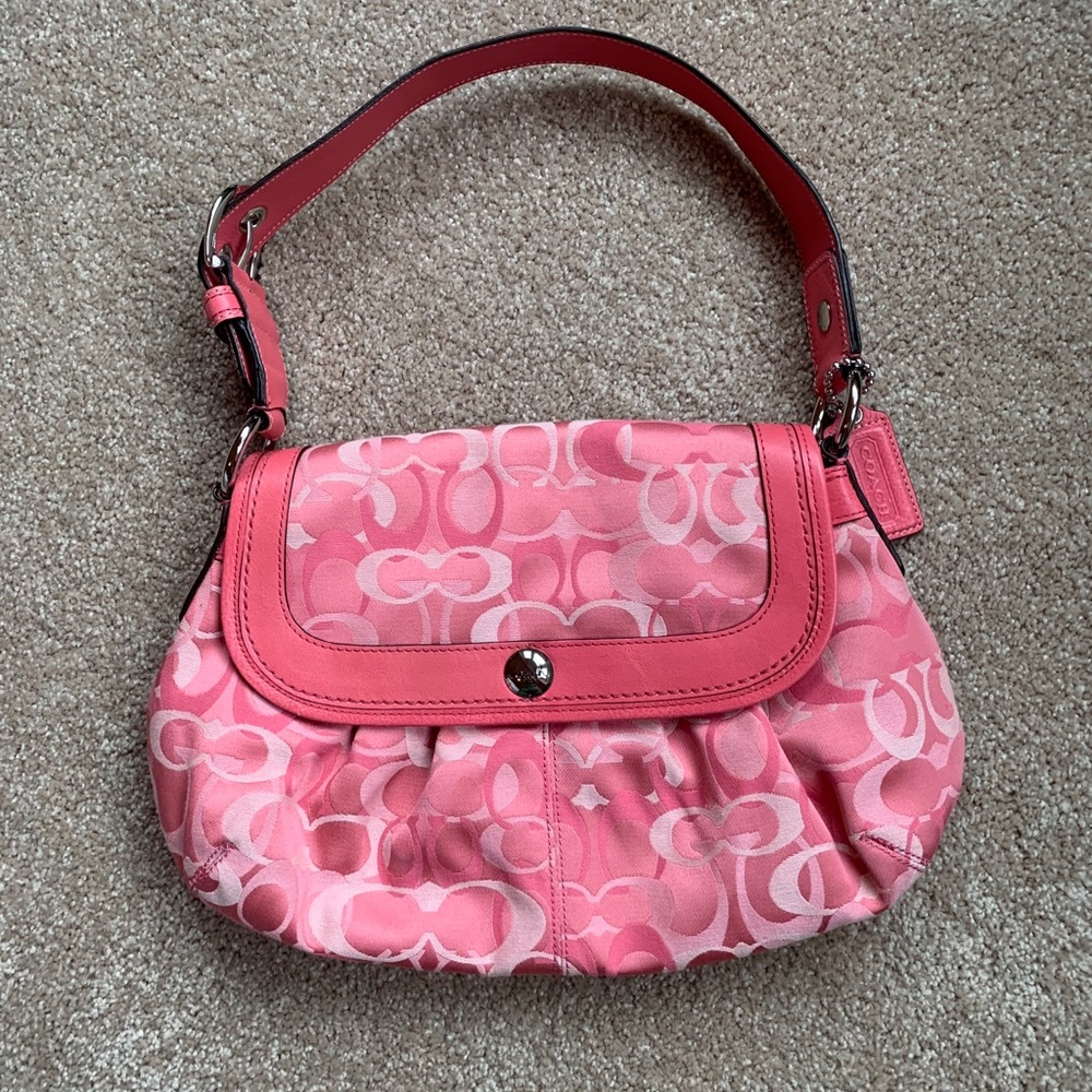 Pink coach bag